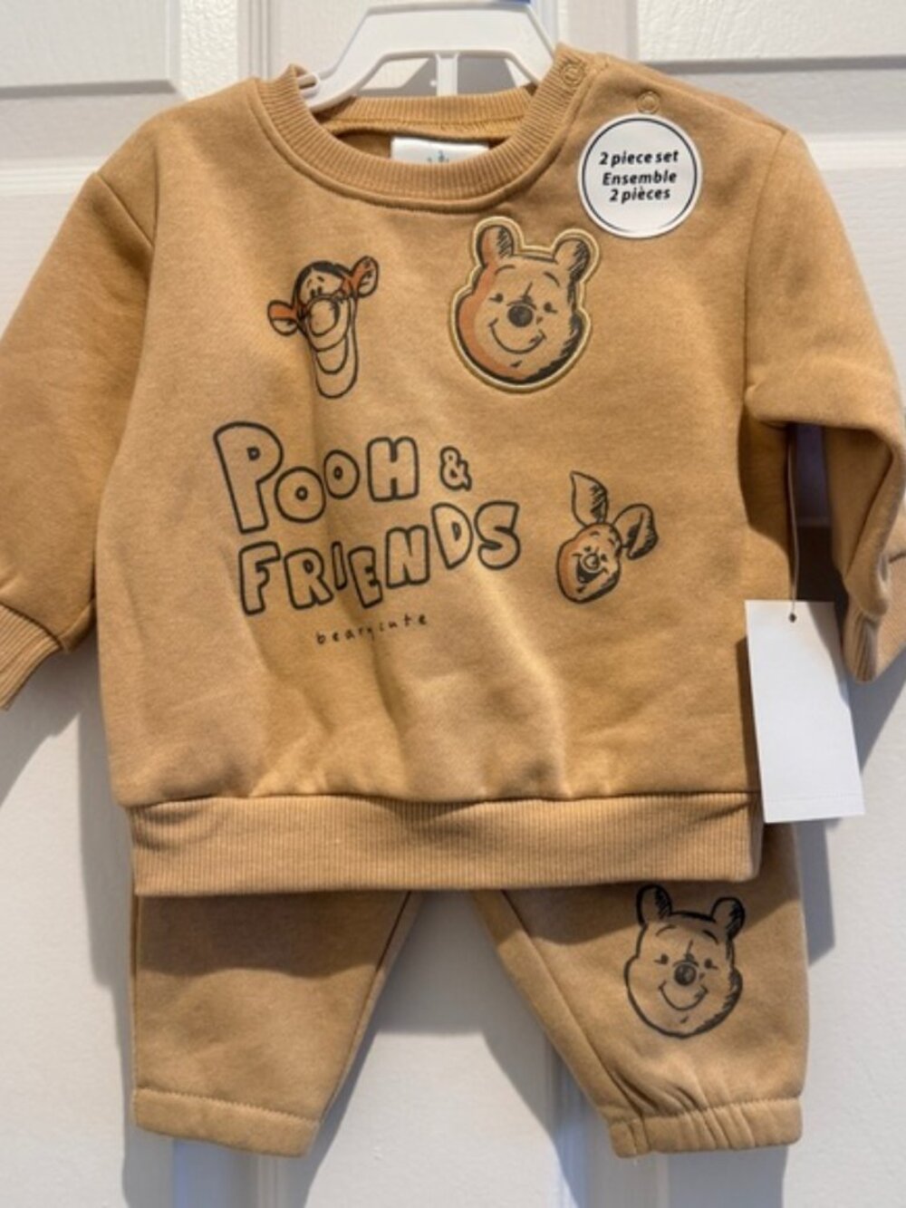 Disney Winnie The Pooh Fleece One-Piece 0-3 Months Unisex